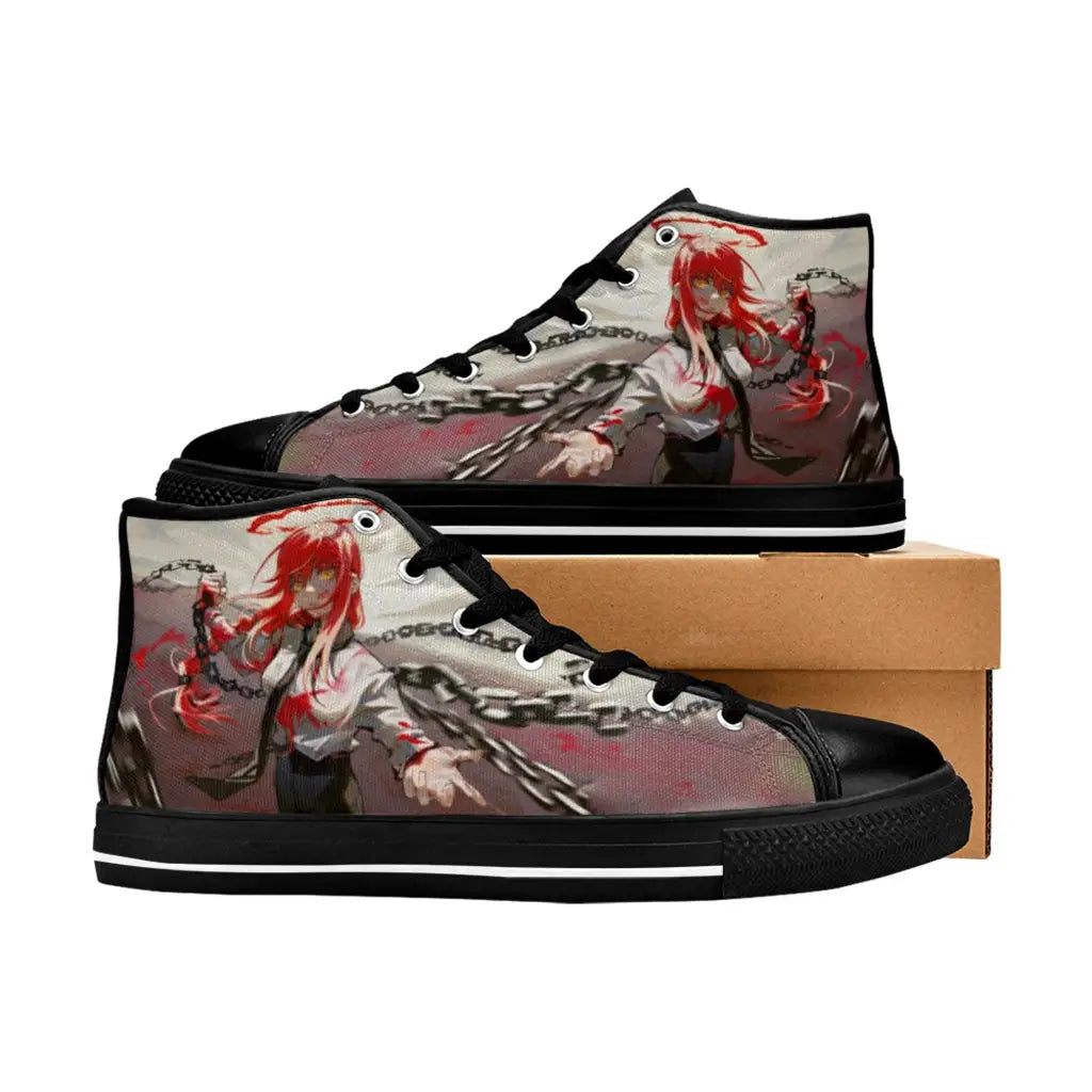 Chainsaw Man Makima Contract Devil Shoes High Top Sneakers