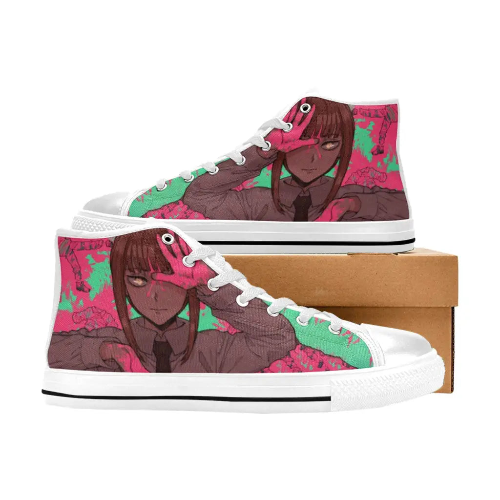 Chainsaw Man Makima Contract Devil Shoes High Top Sneakers