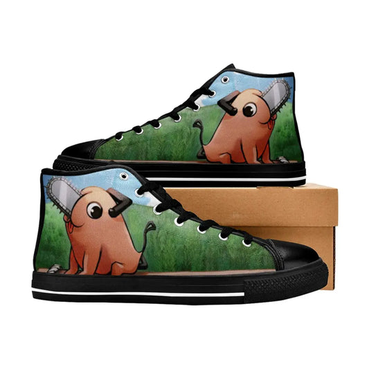 Chainsaw man Pochita Shoes High Top Sneakers