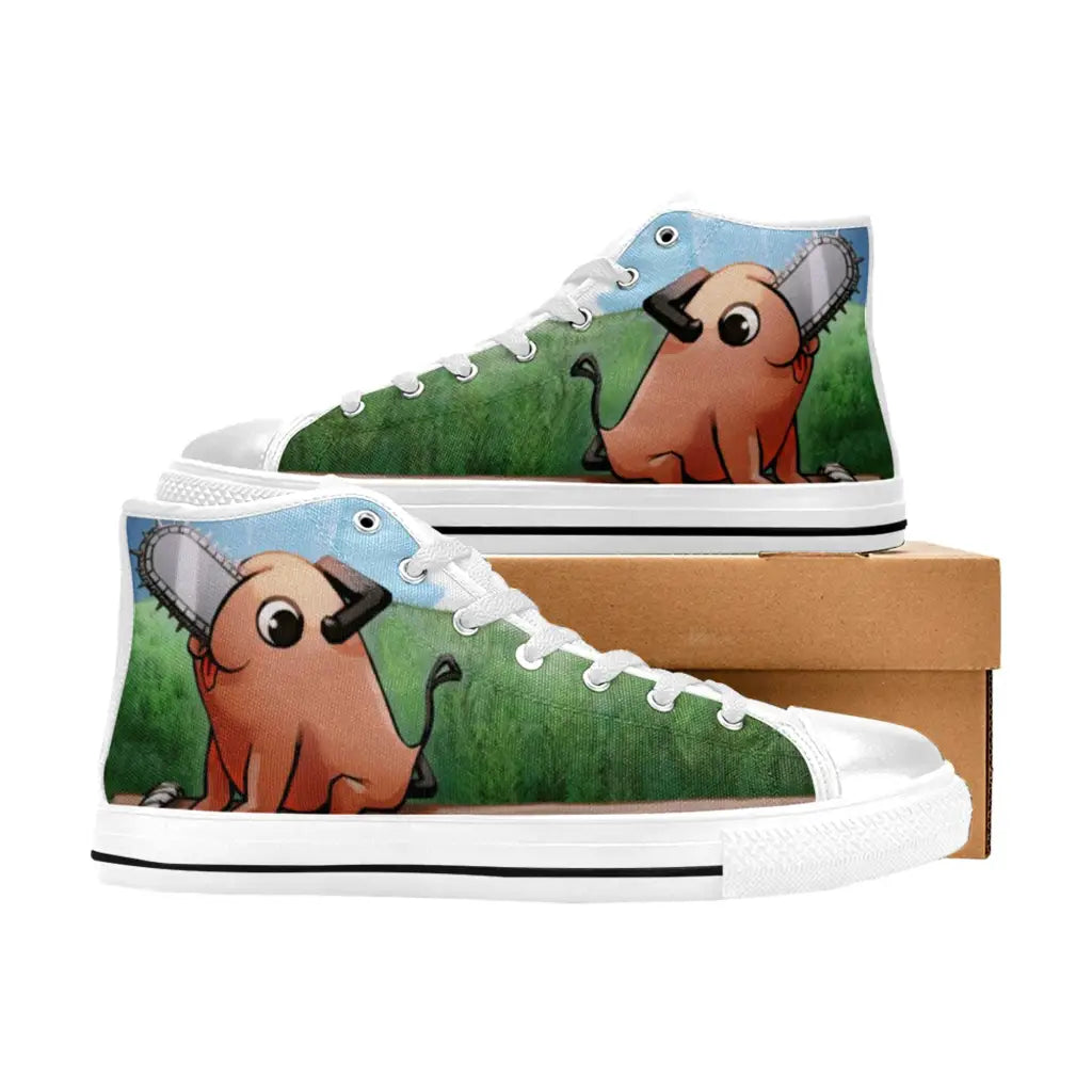 Chainsaw man Pochita Shoes High Top Sneakers