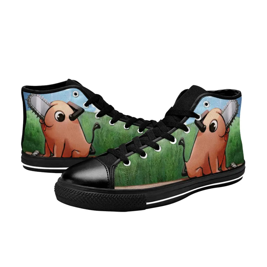 Chainsaw man Pochita Shoes High Top Sneakers