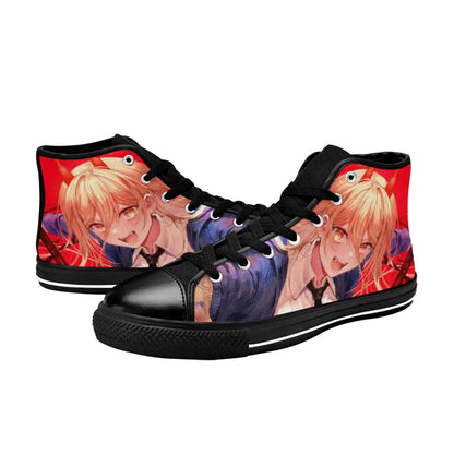 Chainsaw man Power Shoes High Top Sneakers