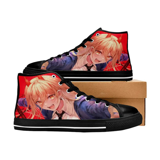Chainsaw man Power Shoes High Top Sneakers