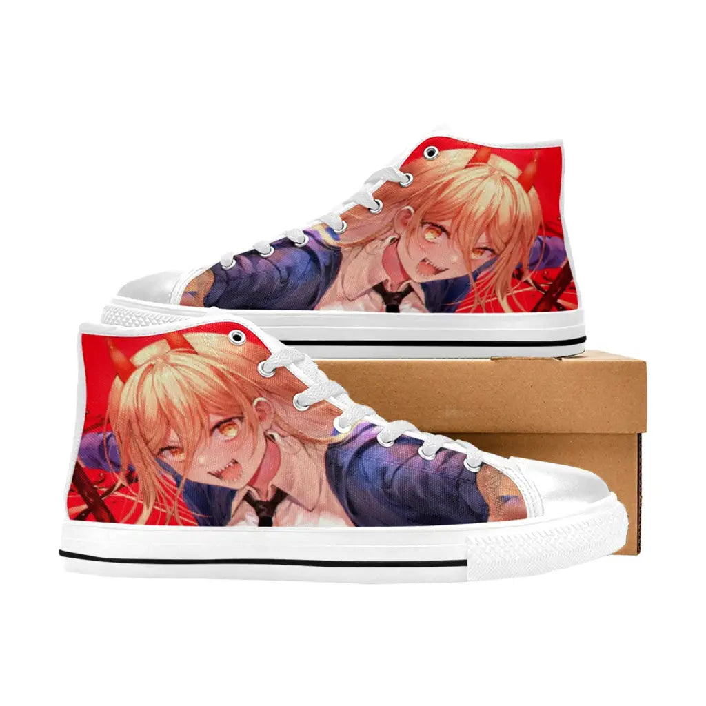 Chainsaw man Power Shoes High Top Sneakers