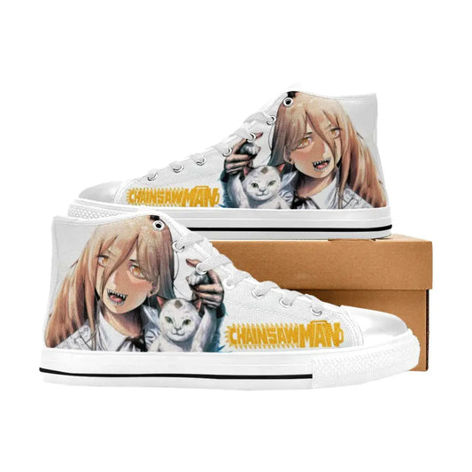 Chainsaw man Power Shoes High Top Sneakers