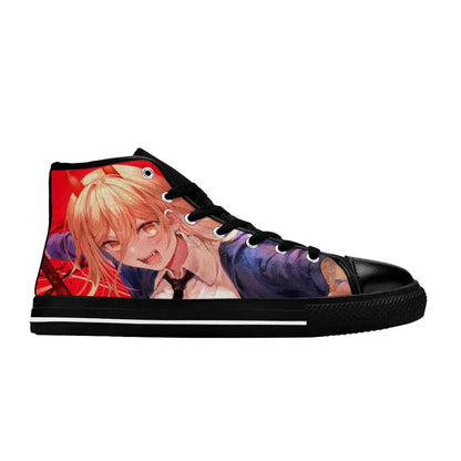 Chainsaw man Power Shoes High Top Sneakers