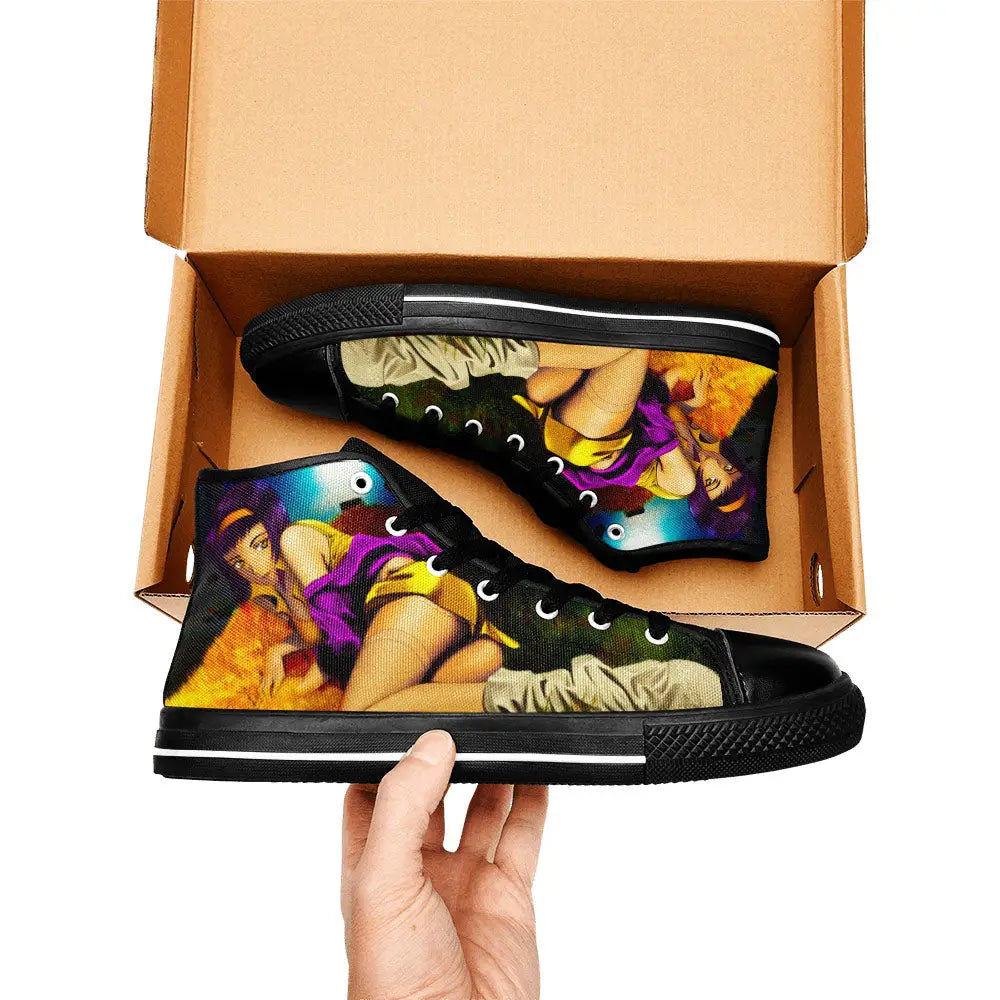 Cowboy Bebop Faye Valentine Custom High Top Sneakers Shoes