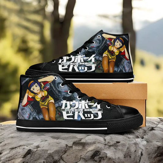 Cowboy Bebop Faye Valentine Custom High Top Sneakers Shoes