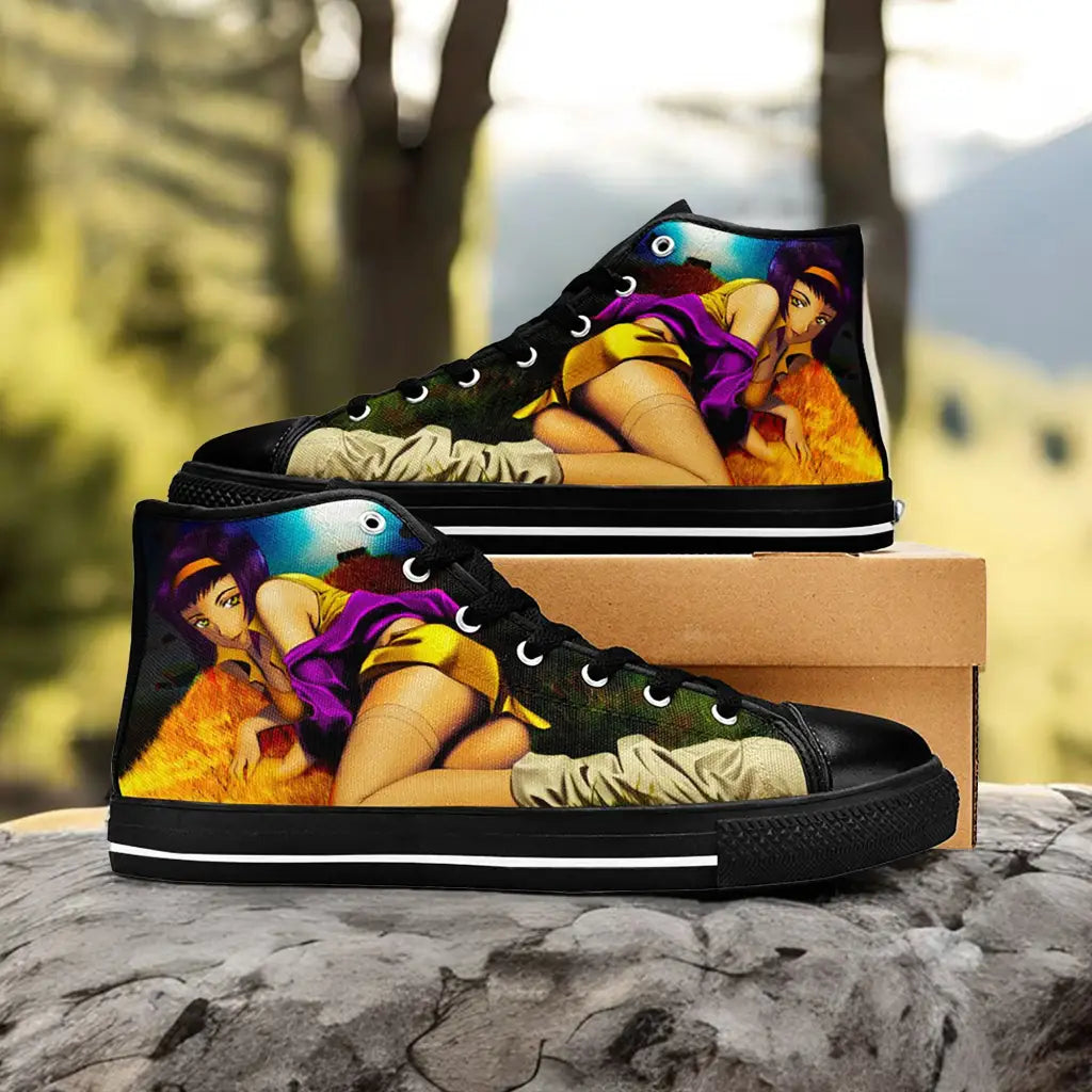 Cowboy Bebop Faye Valentine Custom High Top Sneakers Shoes