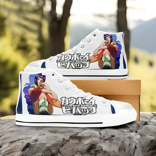 Cowboy Bebop Faye Valentine Custom High Top Sneakers Shoes