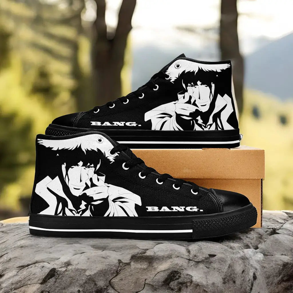 Cowboy Bebop Spike Spiegel Custom High Top Sneakers Shoes