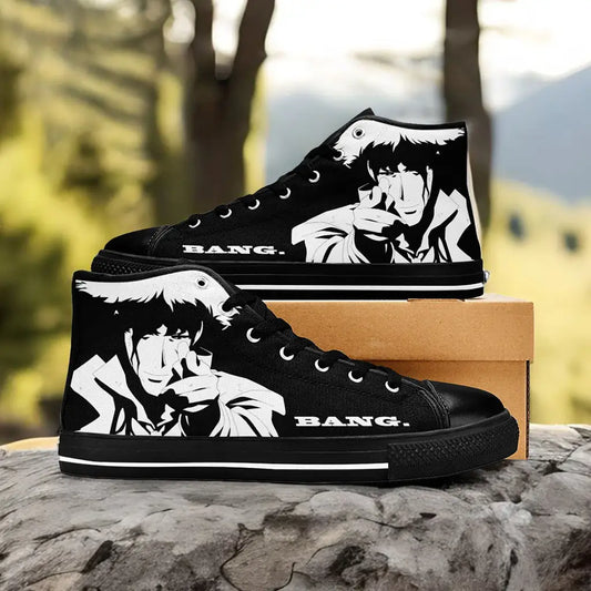 Cowboy Bebop Spike Spiegel Custom High Top Sneakers Shoes