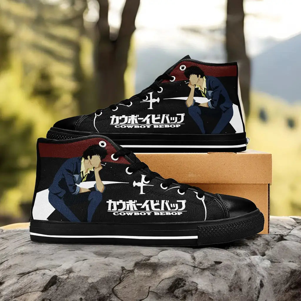 Cowboy Bebop Spike Spiegel Custom High Top Sneakers Shoes