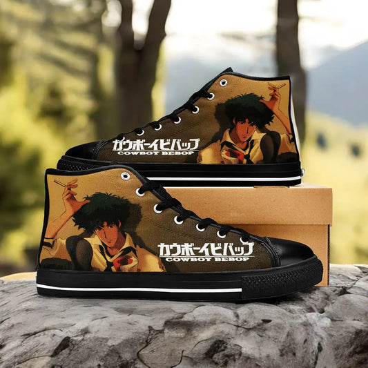 Cowboy Bebop Spike Spiegel Custom High Top Sneakers Shoes