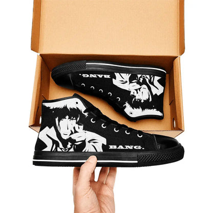 Cowboy Bebop Spike Spiegel Custom High Top Sneakers Shoes