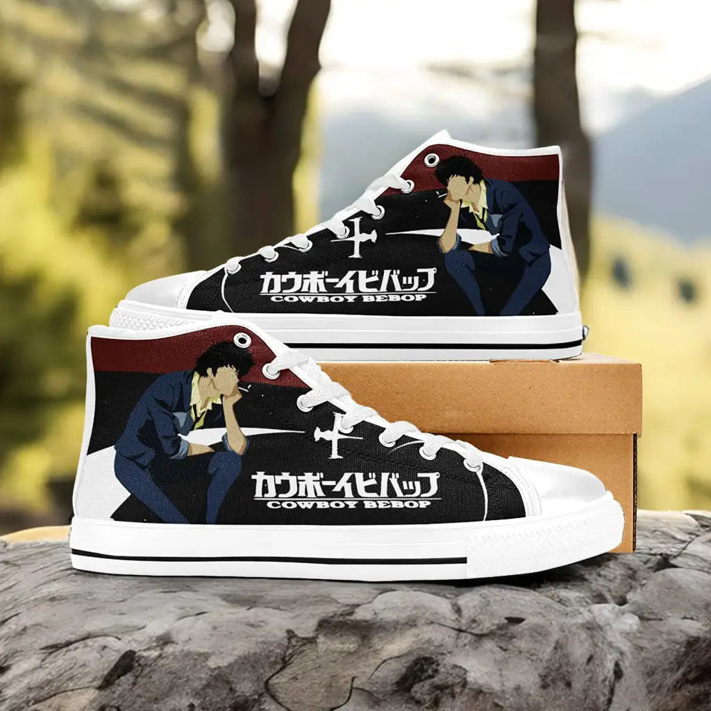 Cowboy Bebop Spike Spiegel Custom High Top Sneakers Shoes