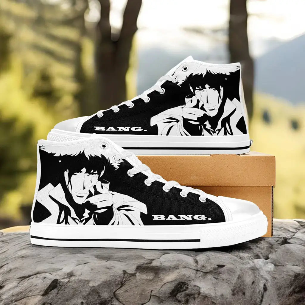 Cowboy Bebop Spike Spiegel Custom High Top Sneakers Shoes