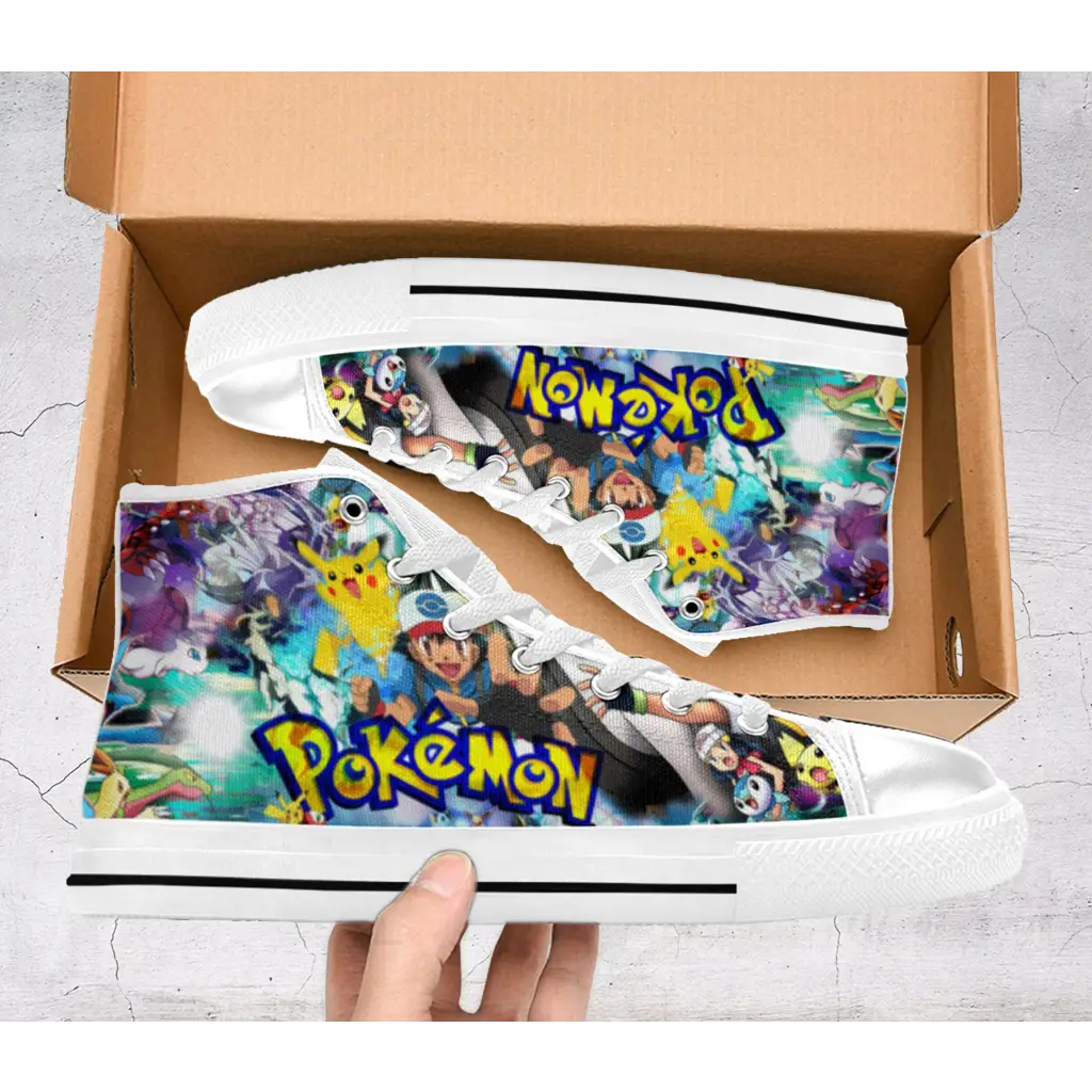 Custom Personalized Pokemon Anime Shoes High Top Sneakers