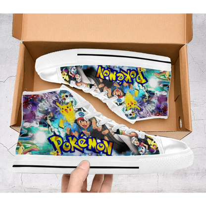 Custom Personalized Pokemon Anime Shoes High Top Sneakers