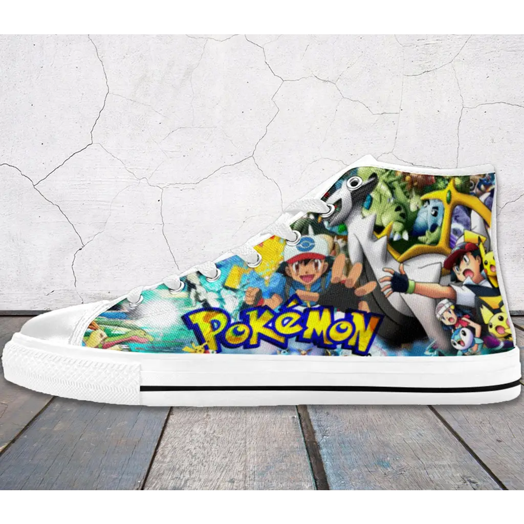 Custom Personalized Pokemon Anime Shoes High Top Sneakers