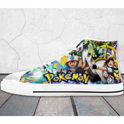 Custom Personalized Pokemon Anime Shoes High Top Sneakers