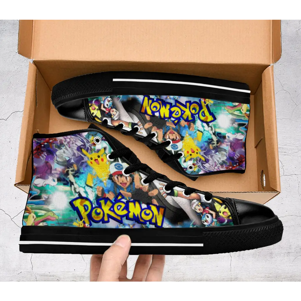 Custom Personalized Pokemon Anime Shoes High Top Sneakers