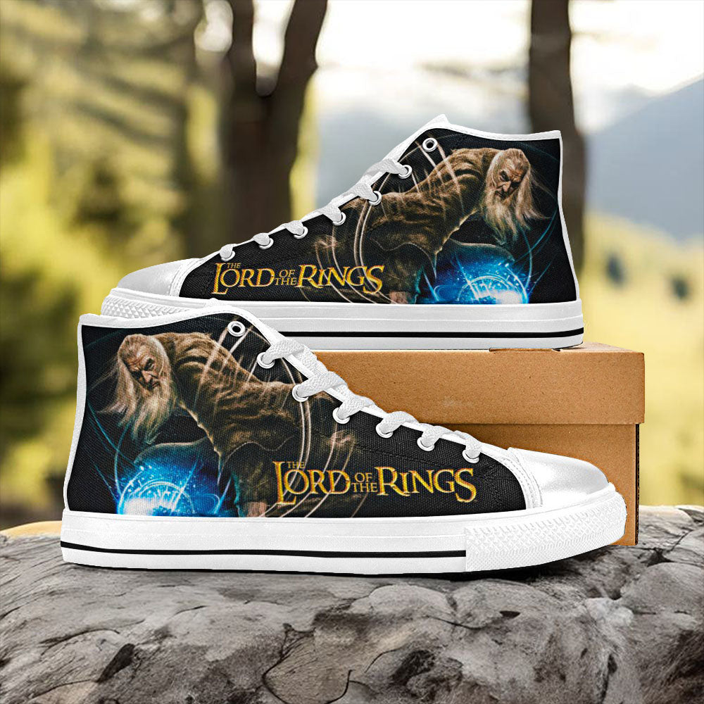 Gandalf Lord of The Rings Custom High Top Sneakers Shoes