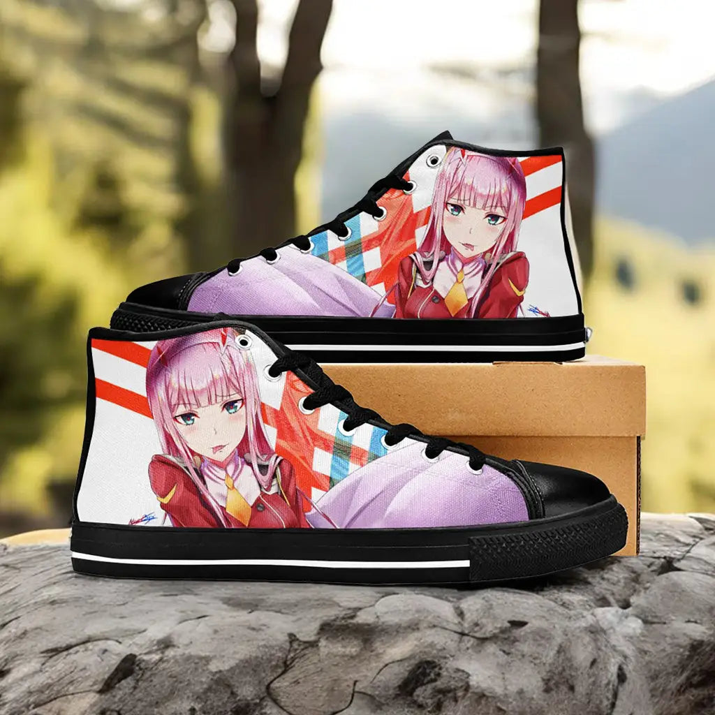 Darling in the Franxx Zero Two Custom High Top Sneakers Shoes