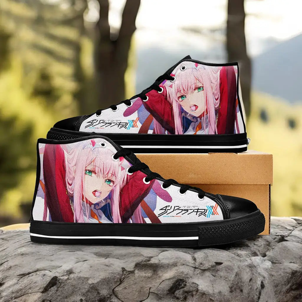 Darling in the Franxx Zero Two Custom High Top Sneakers Shoes