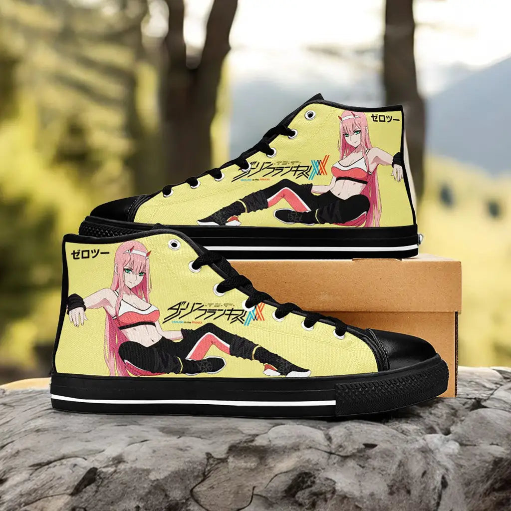 Darling in the Franxx Zero Two Custom High Top Sneakers Shoes