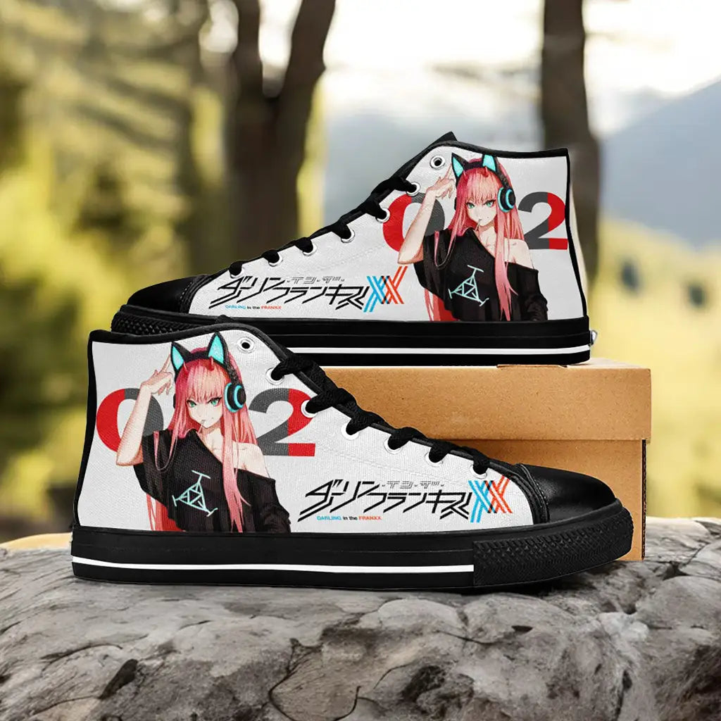 Darling in the Franxx Zero Two Custom High Top Sneakers Shoes