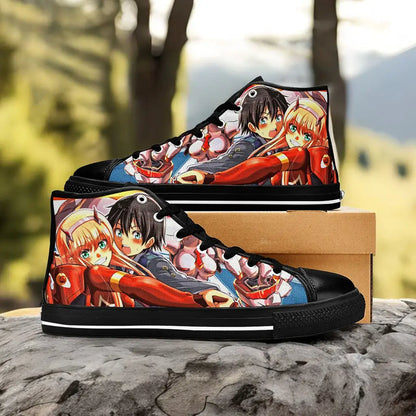 Darling in the Franxx Zero Two Custom High Top Sneakers Shoes