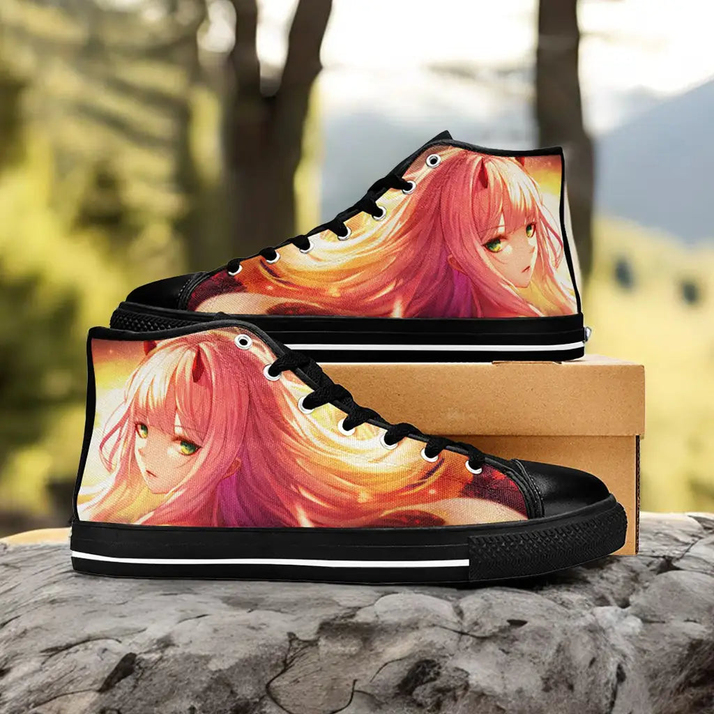 Darling in the Franxx Zero Two Custom High Top Sneakers Shoes