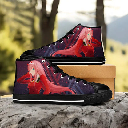 Darling in the Franxx Zero Two Custom High Top Sneakers Shoes