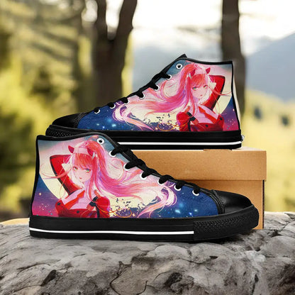 Darling in the Franxx Zero Two Custom High Top Sneakers Shoes