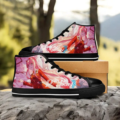 Darling in the Franxx Zero Two Custom High Top Sneakers Shoes