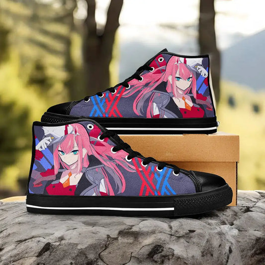 Darling in the Franxx Zero Two Custom High Top Sneakers Shoes