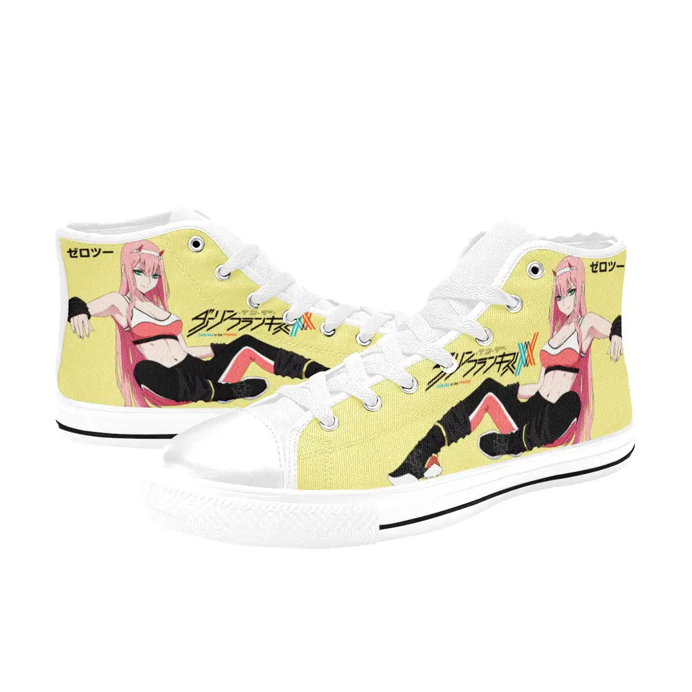 Darling in the Franxx Zero Two Custom High Top Sneakers Shoes