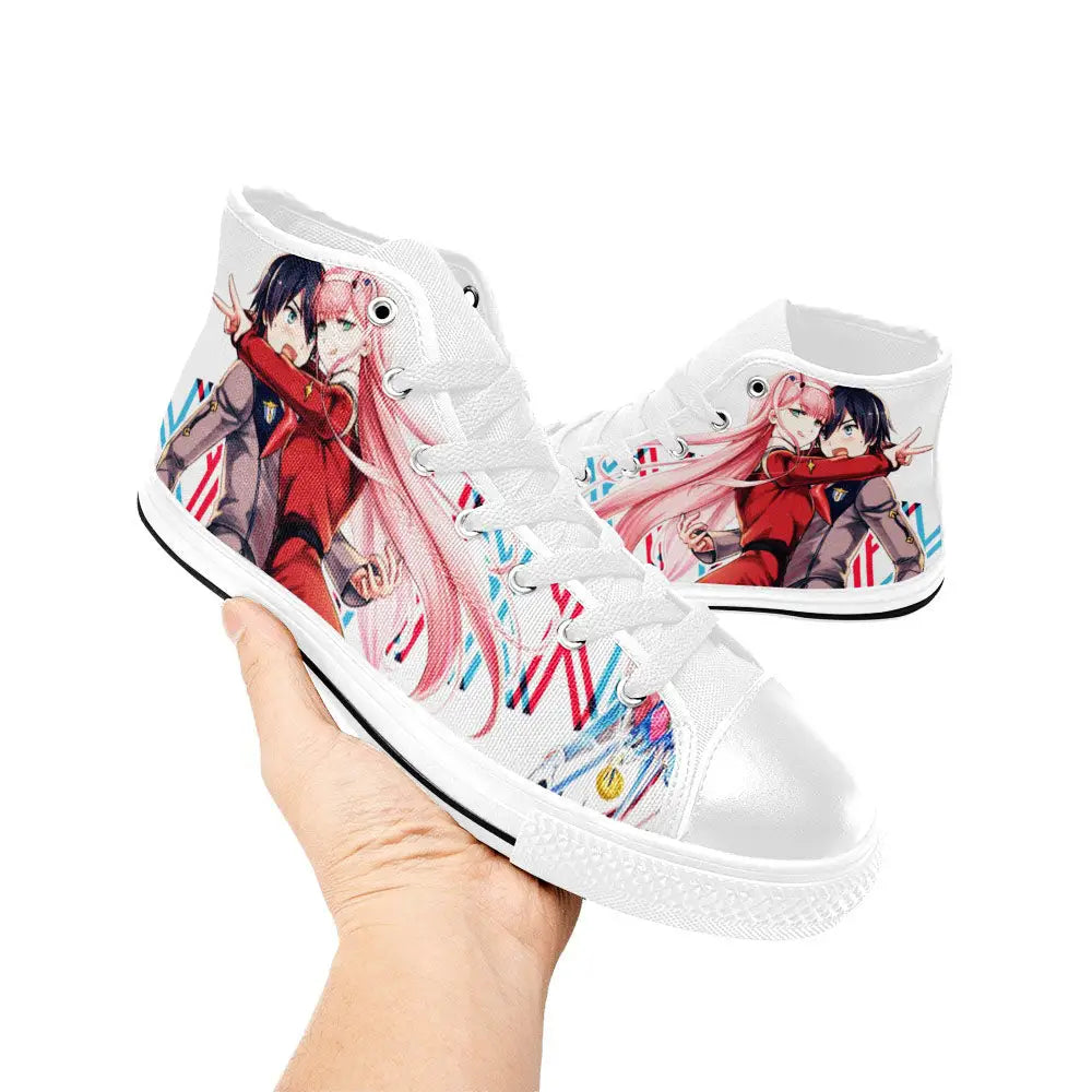 Darling in the Franxx Zero Two Custom High Top Sneakers Shoes