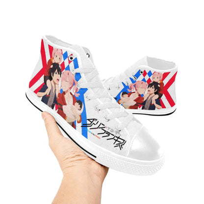 Darling in the Franxx Zero Two Custom High Top Sneakers Shoes