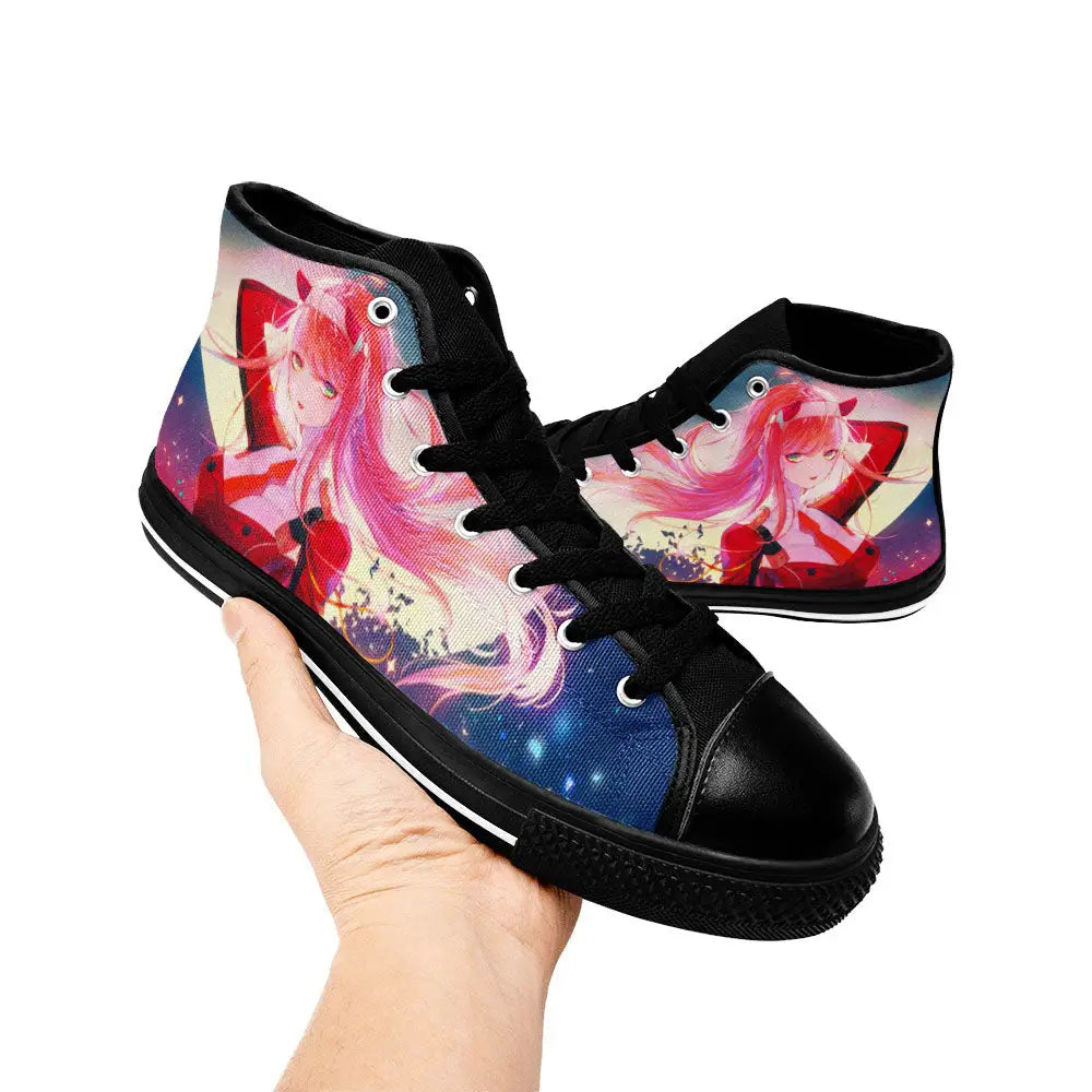 Darling in the Franxx Zero Two Custom High Top Sneakers Shoes