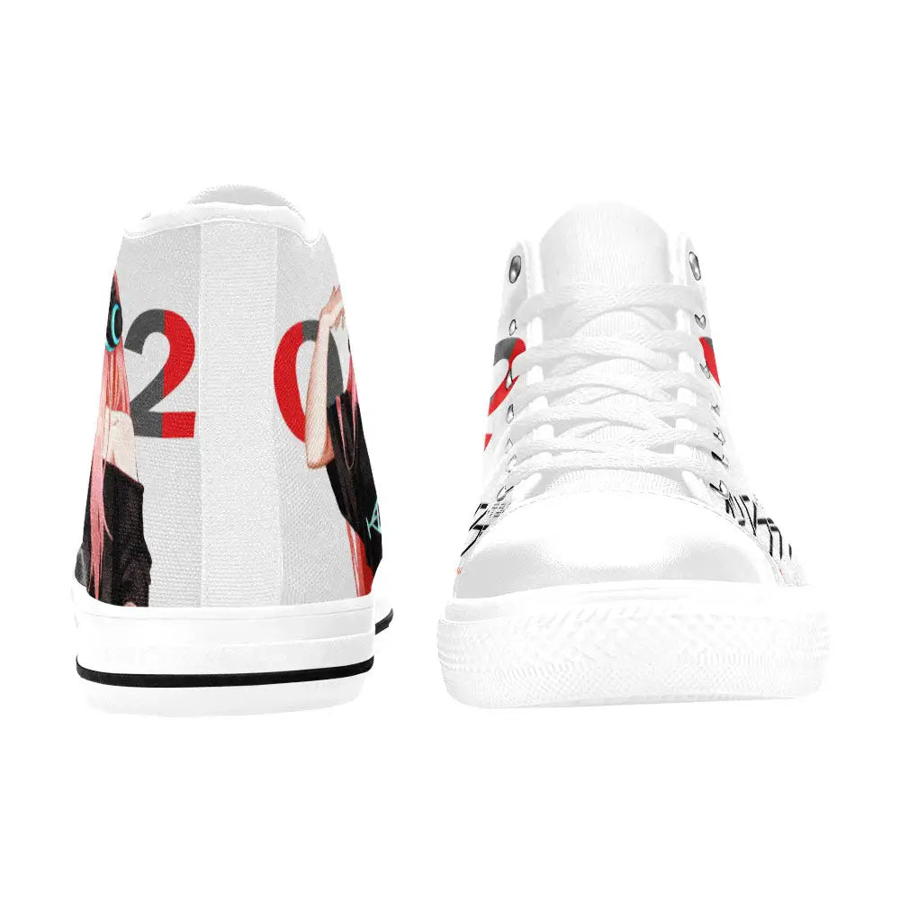 Darling in the Franxx Zero Two Custom High Top Sneakers Shoes