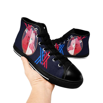 Darling in the Franxx Zero Two Custom High Top Sneakers Shoes