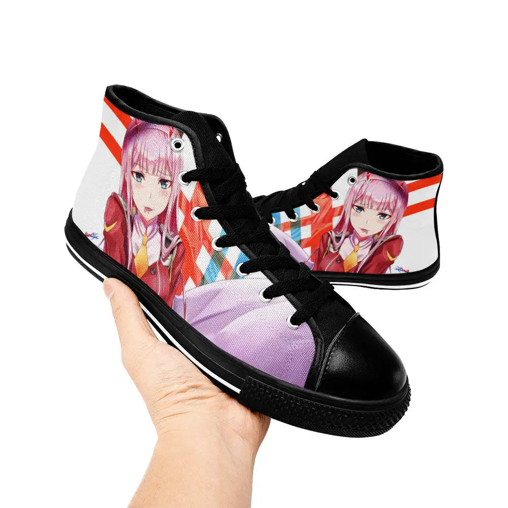 Darling in the Franxx Zero Two Custom High Top Sneakers Shoes