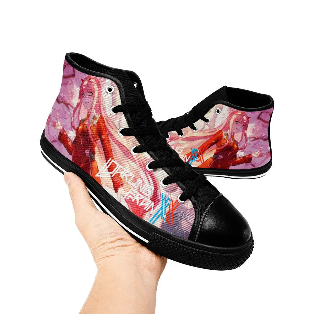 Darling in the Franxx Zero Two Custom High Top Sneakers Shoes