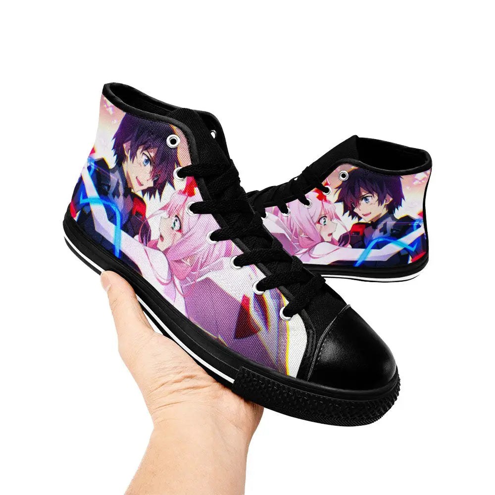 Darling in the Franxx Zero Two Custom High Top Sneakers Shoes