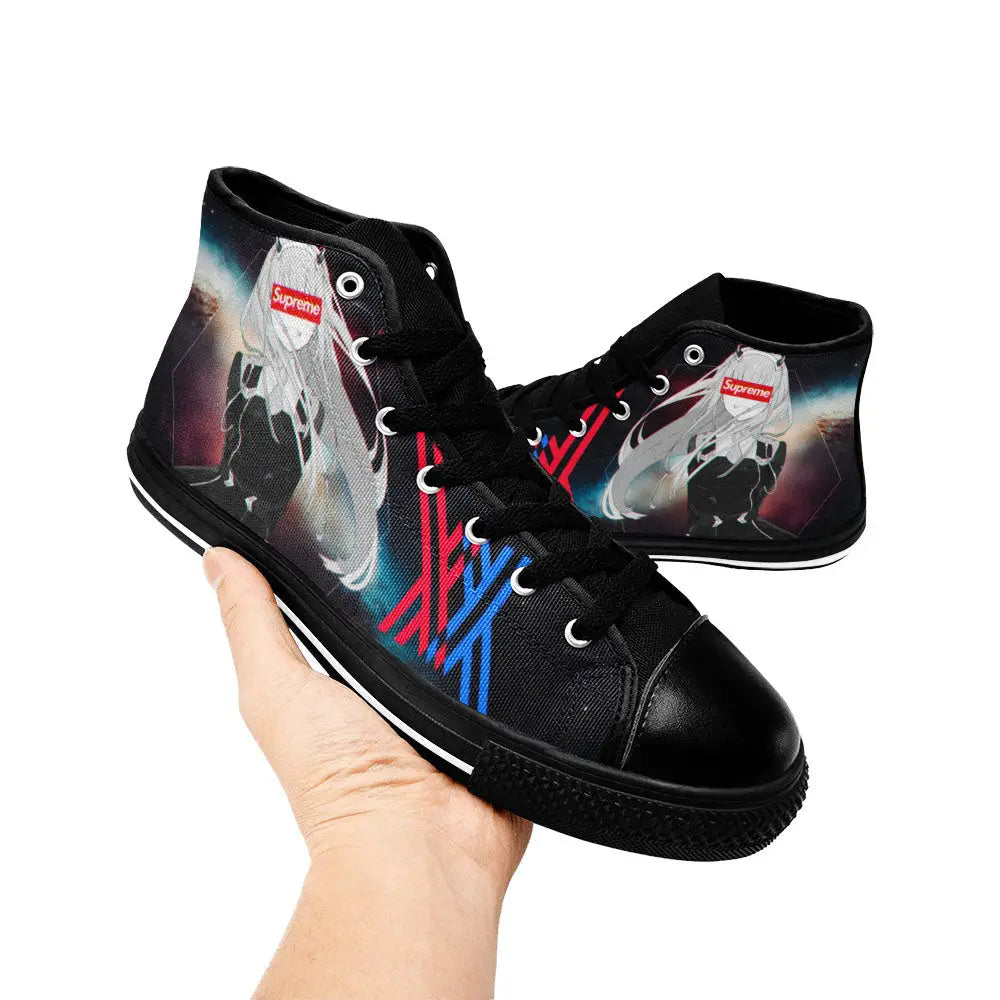 Darling in the Franxx Zero Two Custom High Top Sneakers Shoes