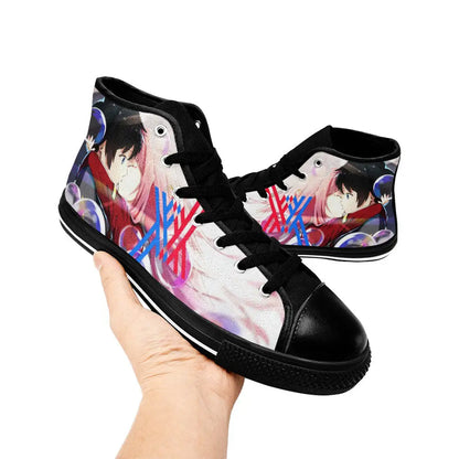 Darling in the Franxx Zero Two Custom High Top Sneakers Shoes