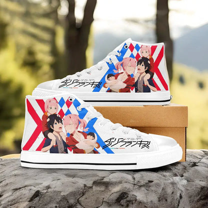 Darling in the Franxx Zero Two Custom High Top Sneakers Shoes