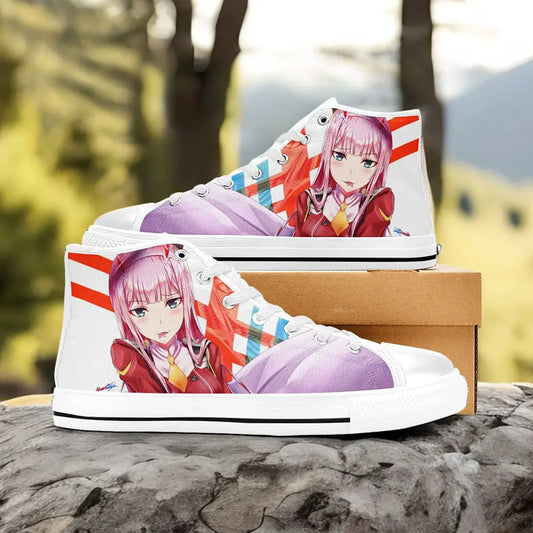 Darling in the Franxx Zero Two Custom High Top Sneakers Shoes